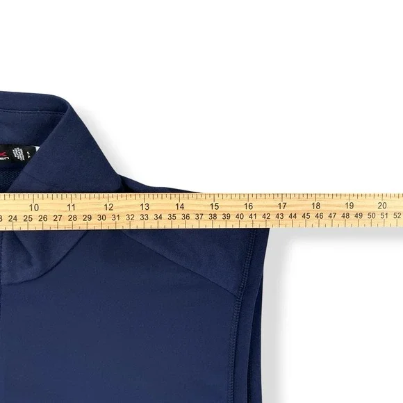 RLX Ralph Lauren Vest Mens Small Blue Full Zip Golf Performance Sleeveless NWT - Picture 13 of 15